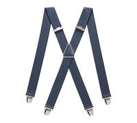 PIERROT Tirantes para Hombre - Clips Extra Fuerte - Sólidos y Artesanales para Hombres Garantía de por vida - Tirantes para Pantalones - Una Talla Para Todos