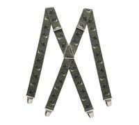 PIERROT Tirantes para Hombre - Clips Extra Fuerte - Sólidos y Artesanales para Hombres Garantía de por vida - Tirantes para Pantalones - Una Talla Para Todos