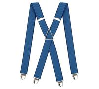 PIERROT Tirantes para Hombre - Clips Extra Fuerte - Tirantes Sólidos y Artesanales para Hombres Garantía de por vida - Tirantes para Pantalones - Una Talla Para Todos