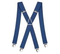 PIERROT Tirantes Para Hombre - Clips Extra Fuertes - Sólidos Y Artesanales Con Garantía De Por Vida - Para Pantalones - Una Talla Para Todos