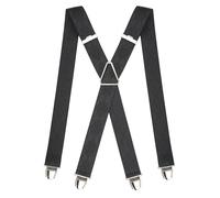PIERROT Tirantes para Hombre - Clips Extra Fuertes - Sólidos y Artesanales para Garantía de Por Vida - Para Pantalones - Una Talla Para Todos