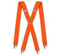 PIERROT Tirantes para Hombre Con Clips Extra Fuertes - Sólidos y Artesanales Con Garantía de por Vida - para Pantalones - Una Talla Para Todos