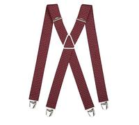 PIERROT Tirantes para Hombre Con Clips Extra Fuertes - Sólidos y Artesanales Con Garantía de por Vida - Una Talla Para Todos