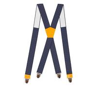 PIERROT Tirantes Premium para Hombre - Elástico Reforzado, Acabados de cuero y Clips Extra Fuerte - Garantía de por vida - Tirantes para Pantalones - Una Talla Para Todos