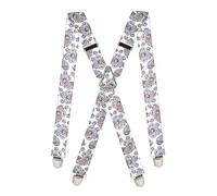 PIERROT Tirantes Premium para Hombre - Elástico Reforzado y Clips Extra Fuerte - Garantía de por vida - Tirantes para Pantalones - Una Talla Para Todos