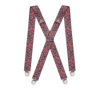 PIERROT Tirantes Premium para Hombre - Elástico Reforzado y Clips Extra Fuerte - Garantía de por vida - Tirantes para Pantalones - Una Talla Para Todos