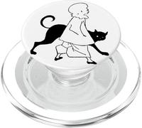Pierrot y Gato, de San Pablo de Aubrey Beardsley (1893) PopSockets PopGrip para MagSafe