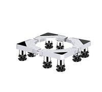 Pies Ajustables de los Muebles del Acero Inoxidable para los refrigeradores y Las lavadoras 40-65cm de Altura con 8 pies de reducción de Ruido Anti-rasguños Soporte de Base Resistente.