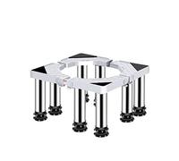 Pies Ajustables de los Muebles del Acero Inoxidable para los refrigeradores y Las lavadoras 40-65cm de Altura con 8 pies de reducción de Ruido Anti-rasguños Soporte de Base Resistente.