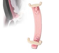 Pies ajustables para violín de 1/8 1/4 1/2 y 3/4 4/4 reposamuñecas de plástico acolchado piezas de violín y accesorios almohadillas de color (color: rosa 4-4 3-4)