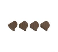 Pies antideslizantes de silicona para tabla de cortar, almohadillas cuadradas de 5,5 cm, estabilizadores de tabla de cortar de cocina, agarres antideslizantes, protectores de encimera, verde, marrón