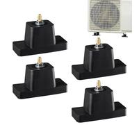 Pies Antivibratorios - 4 Piezas Aislante Acústico para Condensador de CA,Base Reductora de Ruido para Bomba de Piscina y Aire Acondicionado Generador en Apartamento