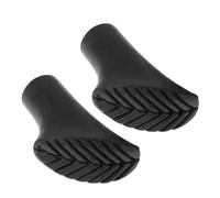Pies de bastón de trekking, puntas duraderas para bastones de senderismo para aventuras al aire libre, accesorios ligeros para bastón, de goma antideslizantes que se adaptan a la mayoría de