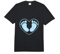 Pies de bebé, va a ser un niño Es un niño, Fiesta de Baby Comfort Colors Adult Heavyweight T-Shirt