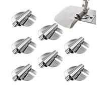 Pies de dobladillo, juego de patas de dobladillo para máquina de coser, kit de prensatelas enrolladas, herramienta de costura plegable de tela para alcantarillados en el hogar, entusiastas de las