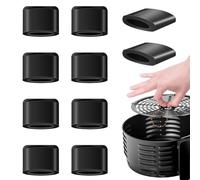 Pies de goma para freidora de aire - 10 piezas Patas Cubre pestañas Consejos para cesta de freidora de aire | Resistente a los arañazos resistente al calor