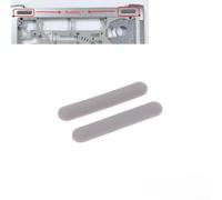 Pies de goma para laptop HP ProBook 430 435 440 445 436 para g5 - Almohadillas inferiores de repuesto antideslizantes tiras de parachoques grises 13.4 mm (A)