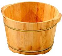 Pies de Madera Regalo para el Hogar Madera Maciza Natural Madera Maciza Pies Bañera de Pies Bañera de Pies Gruesa Base de Pie de Madera Mano Lisa Cubeta de Pedicura Fina Salud Baño Pie de Madera Así