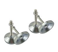 pies de máquina ajustables, 4 Uds. Tazas for pies de muebles ajustables, articulados con base acero sólido, for cocinas, garajes, talleres, oficinas(40xM8x40mm)