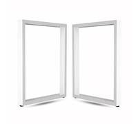 Pies de mesa, patas de escritorio de metal cuadrado de servicio pesado, 2 pcs muebles de bricolaje patas de metal, patas de base de silla de banco moderna industrial Muebles, patas de mesa de café,