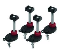 Pies de montaje TECE TECEdrainline, insonorizado, 92-139mm, 660003