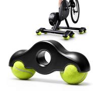 Pies de placa basculante, portátil Wippplatten Trainer,adaptador de pies basculante para bicicleta en el interior,Placas mecedoras con 2 bolas de tenis,Tennisballfüße für Wahoo Kickr Core 2 Roller