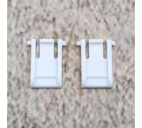 Pies de repuesto para teclado Logitech K120, color blanco, 1 par | Repuesto para teclado de repuesto, soporte para teclado, reparación de teclado
