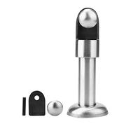 Pies de soporte de acero inoxidable para partición de inodoro |Hardware de partición de baño |Oxidación - A prueba y carga pesada |Acero 201, tubo de 25 mm, soporte de 100 mm