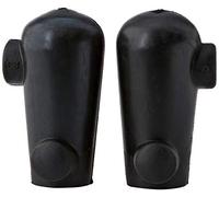 Pies De Soporte De Goma para Vespa 50 Special Etc. - Diámetro 20 Mm, Negro | OEM R121830140, enchufable, protege caballete central compatible con Vespa Classic 50 S año 1963-1984