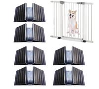 Pies De Soporte Para Puerta De Mascotas 6 Piezas - Rampa Para Puerta De Seguridad - Tope Para Corralito Infantil Uso Interior Exterior Hogar