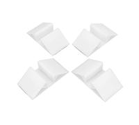 Pies de soporte para puerta para mascotas, fácil de instalar, para valla de perro, Pies de soporte de refuerzo de polipropileno, 4 piezas para puerta para escalera