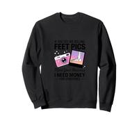 Pies Divertidos Fotos Comestibles Dinero Meme Sudadera