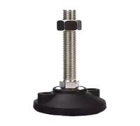 Pies niveladores ajustables para muebles 1 mueble, almohadilla de pie fija niveladora deslizante ajustable, diámetro 30-125MM, rosca de conector de base M5 M6 M8 M10 M12 M14 M16 M20 M24(D80xM16x150)