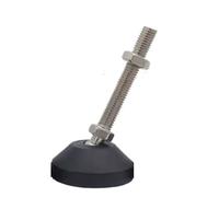 Pies niveladores ajustables para muebles Junta Universal ajustable for muebles, Base giratoria de nivelación, torno articulado, almohadillas for patas, nivelador for mesa y silla, 4 Uds(D50XM8X100)