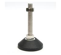 Pies niveladores fijos ajustables para muebles, patas de soporte para muebles, copa de anclaje para máquina, protector antideslizante de amortiguador (D100 x M16 x 200 mm)