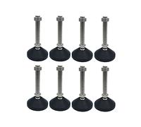 Pies niveladores, Nivelador de pie ajustable for muebles, nivelador máquina for patas con rosca M16, utilizado for silla, banco trabajo, gabinete, mesa(60*M16*200mm)