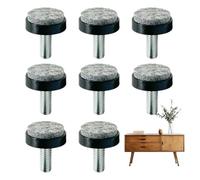 Pies niveladores para la mesa - 8 piezas de platos roscados ajustables | patas de muebles para atornillar | Para sillas, escritorios, taburetes, armarios, sofás, patas de mesa, salas de estar, cocinas