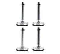 Pies niveladores para patas de muebles, Pies niveladores, 4 piezas, pies de alta resistencia, tamaño rosca M10 * 50 mm, diámetro base 2, pulgadas, adecuados for muebles, escritorios, unidades soporte