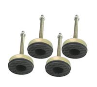 Pies niveladores, Pies niveladores, 4 piezas M12x100 mm Copa de pie ajustable for muebles, Pie nivelador articulado diámetro base 54 for cocinas, garajes, talleres, oficinas