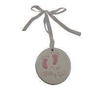 Pies pequeños de cerámica, 5 cm, color rosa