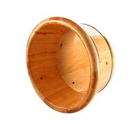 Pies Spa Bañera Pie podal cuenca Pies pediluvio tina de baño del hogar del balneario del pie tina de madera pequeño barril de madera for dormir profundo del masaje del pie del cucharón Baño bath mader