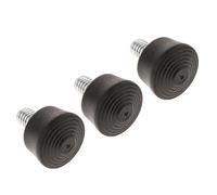 Pies universales de goma antideslizantes para trípode de 3/8 pulgadas con tornillo para trípode monopié de 25 mm