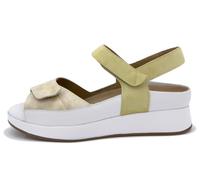 PieSanto - 250422 Sandalia Plantilla Extraíble Piel Beig para: Mujer talla: 41