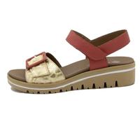 PieSanto - 250774 Sandalia Plantilla Extraíble Ante Metal Beig para: Mujer talla: 41