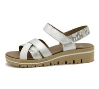 PieSanto - 250784 Sandalia Plantilla Extraíble Piel Hielo para: Mujer talla: 38