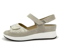 PieSanto - 260422 Sandalia Plantilla Extraíble Grabado Humo para: Mujer talla: 38