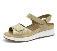 PieSanto - 260422 Sandalia Plantilla Extraíble Serpiente Arena para: Mujer talla: 43