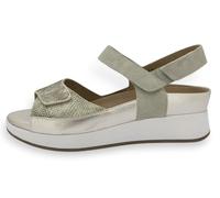 PieSanto - 260422 Sandalia Plantilla Extraíble Serpiente Eucalipto para: Mujer talla: 40