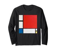 Piet Mondrian Composition with Red, Blue and Yellow Manga Larga