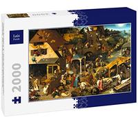 Pieter Bruegel d. Ä. - Serie Der bilderbogenartigen Gemälde, Die niederländischen Sprichwörter - 2.000 Teile (Puzzle)